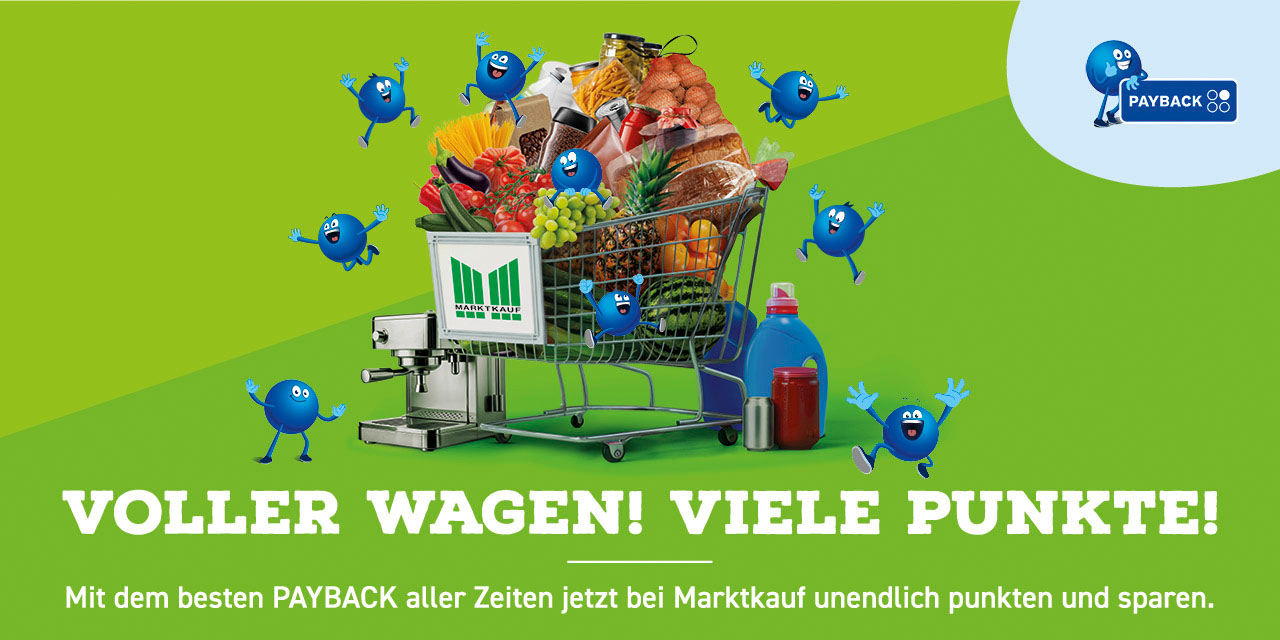 Payback bei Marktkauf! Jetzt unendlich punkten.